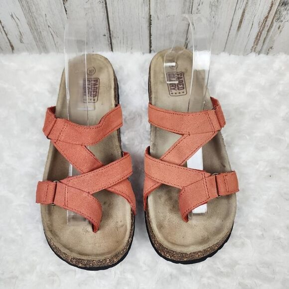 Faded Glory Kendra Slide Sandals Coral Size 10 - Picture 9 of 10